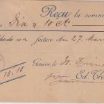 Schweiz - 25 Rp. steh. Helvetia Nachnahmekarte Geneve - Lignieres 1900