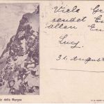 Schweiz - Fex L1 10 Rp. Kreuz/Wertschild Ansichtskarte n. ÖSTERREICH 1899