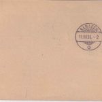 Schweiz - 12 Rp Kreuz/Wertschild Nachnahmekarte Chur - Samaden 1896