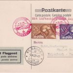 Schweiz - Schweizfahrt Zeppelin LZ 127 Luftpostkarte/Bordpost n. Erlenbach