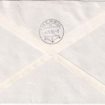 Schweiz 40 Rp. Pro Patria 4er-Block Eil-Einschreibebrief SST St. Gallen OBA 1950