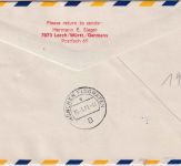 Paraguay - Lufthansa Erstflug Asuncion/München 1971 Blockausgabe Luftpostbrief