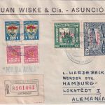 Paraguay - 84$/102 P. Flugpost u.a. Luftpost-Einschreibebrief Asuncion 1938