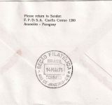 Paraguay - Lufthansa Erstflug Asuncion/Rio de Janeiro 1971 Luftpostbrief