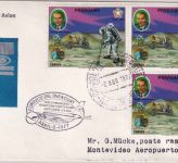 Paraguay - 3x3 G. W.v. Braun/Apollo 17 LH-Erstflug Asuncion/Montevideo 1977