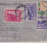 Paraguay - 100 P. Chao-Frieden u.a. Luftpostbrief Asuncion 19.6.43 Doppelzensur