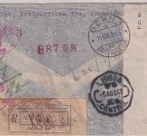 Paraguay - 100 P. Chao-Frieden u.a. Luftpostbrief Asuncion 19.6.43 Doppelzensur