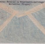 Uruguay - 68C. Rio Negro u.a. Luftpostbrief n. USA Montevideo - New York 1944
