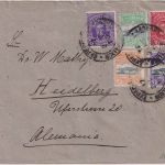 Uruguay - 5+4 C. Hafen u.a. Brief Montevideo - Heidelberg 28.12.20