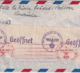 Venezuela - 1 B. Unabhängigkeit u.a. Lupo-Zensurbrief Ciudad Bolivar 1941