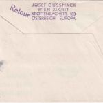 Österreich - AUA-Erstflug Wien/Sofia Luftpostdrucksache 6.4.1959