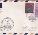 BRD - Lufthansa-Erstflug Frankfurt/Los Angeles Etappe Montreal !! 1.1.1969