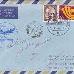 BRD - Lufthansa-Erstflug Frankfurt/Sydney Etappe FFM/Bombay Lupo-Brief 5.4.74