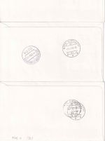 BRD - ATM Ergänzungswerte 3 FDC Bonn 1.7.82 i.d. SCHWEIZ