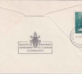 Schweiz/BIT - 30 Rp. Papstbesuch u.a. Schmuck-FDC n. VATIKAN 10.6.1969