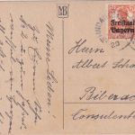 Bayern - 2x7 1/2 Pfg. Germania/Freistaat Karte Lindau - Biberach 1.1.1920