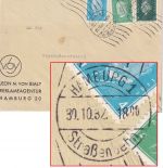 DR - 8+5+4 Pfg. Hindenburg/Ebert Brief Hamburg Straßenbahn - Büdelsdorf 1932