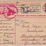 Schweiz - 20 Rp. Bildganzsache (Leysin) Zürich - München 1942 OKW-Zensur