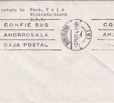 Österreich - AUA-Erstflug Salzburg/Barcelona Luftpostbrief 3.5.1961