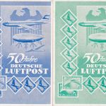BRD/Luxemburg - AUA-Erstflug Stuttgart/Wien (1x Zuleitung) 2 Lupo-Karten 18.2.62