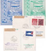 BRD/Luxemburg - AUA-Erstflug Stuttgart/Wien (1x Zuleitung) 2 Lupo-Karten 18.2.62