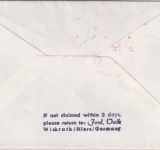 Luxemburg - AUA-Erstflug London/FFM/Wien Zuleitungspost Luftpostbrief 1.4.1963