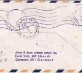 Gilbert & Ellice Islands - Tarawa 1969 Luftpost-Einschreibebrief Zuleitungspost