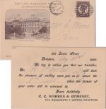 Queensland - 1 P. Victoria Bildganzsache (Brisbane) m. Zudruck Dalby - Roma 1900