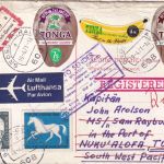 Tonga/BRD - Groß-Gerau 1971 Luftpost-Einschreibekarte Länder-Mischfrankatur !!