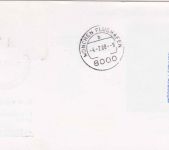 Tonga - 32 S. Meersforschung u.a. Luftpostkarte LH-Erstflug Tokio/München 1988