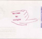 Tonga - 1 Pa. Weihnachten u.a. Luftpostkarte LH-Erstflug Auckland/FFM 1988