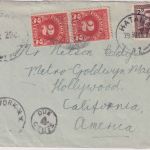 Australien - 2 P. Georg VI./Überdruck unterfrank. Brief n. USA Hataitai 1941
