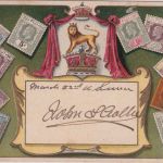 Fiji Islands - 2x1/2 P. Eduard VII. Karte n. ENGLAND Suva - Birmingham 1906