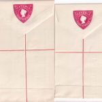 Victoria - 2x3 P. Victoria Ganzsache/Einschreibeumschlag ungebraucht 2 Formate