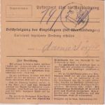 Bayern/DR - 1 M. Ludwig + 50 Pfg. Abschied/DR ua. Einschreibe-Paketkarte 10.5.20