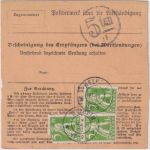Bayern/DR - 2x80 Ludwig+2x30 Pfg. Abschied/DR ua. Einschreibe-Paketkarte 4.5.20