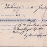 Bayern - 2 Pfg. Wappen Karte/Nachbarortsverkehr Stadtamhof - Regensburg 1906