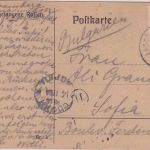 Bayern - Lager Lechfeld 22. MÄR 15 Reserve-K2 Karte n. BULGARIEN (Sofia)