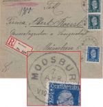 DR - Moosburg 7. APR 25 Reserve-K2 Einschreibebrief n. München