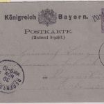 Bayern - Gars Postablage L2 5 Pfg. Ganzsachenkarte/Frageteil n. Regensburg 1882