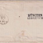 Bayern - Gars Postablage L2 3 Kr. Wappen geschn. Brief n. ÖSTERREICH 1868