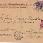 DR-Infla - 50+40 Pfg. Ziffer/Dienst Orts-Nachnahmebrief Chemnitz 10 - 7.6.21