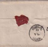Bayern - Vilsbiburg 9/5 Zier-K1 Brief 3 Kr. Wappen gez. n. Bamberg 1871