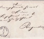 Bayern - Hemau 7/1 Zier-K1 Dienstbrief n. Regensburg 1872 - mit Inhalt