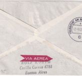 Argentinien - AA Erstflug Buenos Aires/Frankfurt a/M. Luftpostdrucksache 1.5.67