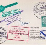 BRD - Frechen 1962 124. Zucker-Rakete Sonderkarte OU "Nebel"
