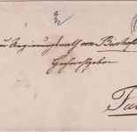 Thurn&Taxis - 1 Sgr. Ganzsache/Brief Ring 29 kl. K1 Hanau 5/5 n. Fulda