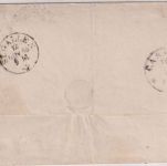 Thurn&Taxis - 2x2 Sgr. dst. Brief i.d. SCHWEIZ Ring 302 Lübeck - St. Gallen 1866