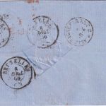 Preussen/Belgien - Trier 6.4.66 K2 Francobrief n. Brüssel - mit Inhalt