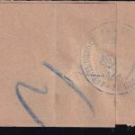 NDP - 1/3 Gr. gez. Drucksachenstreifband Greiz - Crispendorf b. Schleiz 1871